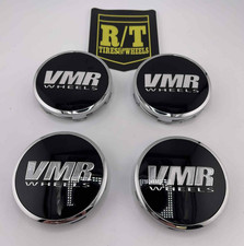 Usado, Tampão central VMR Wheels cromado preto C064-3 (conjunto de 4) comprar usado  Enviando para Brazil