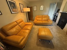 yellow leather sofa for sale yellow leather sofa for sale  WORCESTER