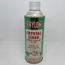 Lata de tinta spray vintage 1964 KRYLON cristalina - 1302 acrílico pequena tampa superior comprar usado  Enviando para Brazil