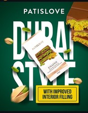 Barra de Chocolate PatisLove Dubai – Chocolate Gourmet Premium, Han, Atacado a Granel comprar usado  Enviando para Brazil