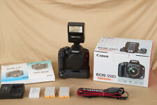 Canon EOS 550D Kamera nur 5600 Auslösungen + Speedlite Blitz + Batteriegriff 650 comprar usado  Enviando para Brazil