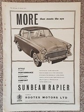 Sunbeam rapier original for sale  UK