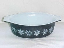 Pyrex black snowflake for sale  Port Charlotte