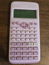 Calculadora científica Casio FX-83GT X Classwiz rosa testada funcionando, sem capa, usado comprar usado  Enviando para Brazil
