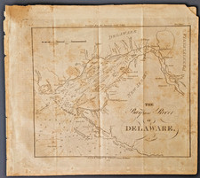 1833 antique map for sale  Solana Beach