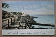 Cartão postal de Norwalk Harbor, CT. Roton Point from Bathing Beach - 1906 comprar usado  Enviando para Brazil
