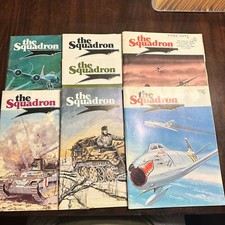 Vintage The Squadron Magazines Lot 1971-1973 Military Aircraft & Tanks comprar usado  Enviando para Brazil