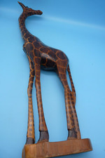 Painted wooden giraffe d'occasion  Expédié en Belgium
