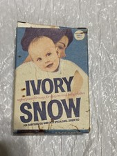 Mini caixa de amostra de sabão de neve marfim vintage 1950’s 60’s publicidade  comprar usado  Enviando para Brazil