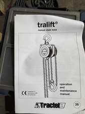 Used tractel drop for sale  MEXBOROUGH