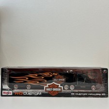 Modelo de carro miniatura caminhão reboque transporte personalizado Harley-Davidson Harley-Davidson Maisto em escala 1/64 comprar usado  Enviando para Brazil