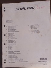 Stihl 020avp ersatzteilliste gebraucht kaufen  Grasbrunn