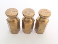 Three old brass for sale  BIDEFORD