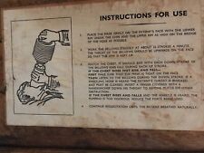 Vintage resuscitation kit for sale  LIVERPOOL