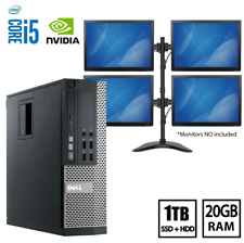Computador Intel Core i5 Trading Multi Display Dual Triple Quad HDMI 1TB 20GB comprar usado  Enviando para Brazil