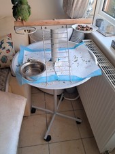 Parot stand white for sale  WARE