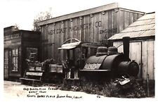 BORAX MINE TRAIN ENGINE At KNOTTS BERRY PLACE (FAZENDA), CA Cartão Postal RPPC Vintage comprar usado  Enviando para Brazil