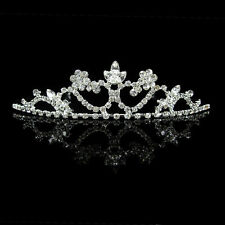 Mini tiara princesa coroa casamento formatura infantil menina flor transparente  comprar usado  Enviando para Brazil