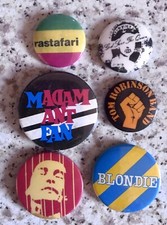Vintage punk badges for sale  BELVEDERE