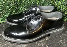 Sapato social Bates couro envernizado oficial Oxford uniforme Vibram preto masculino 8.5D comprar usado  Enviando para Brazil