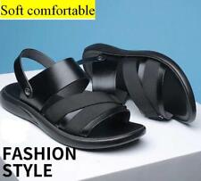  Sandalias de cuero de microfibra para hombre informales deportes de verano zapatos de playa zapatillas para el hogar segunda mano  Embacar hacia Mexico