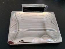 Saboneteira de aço inoxidável suporte de parede metal prata polido banheiro vintage comprar usado  Enviando para Brazil