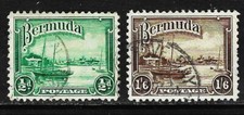 BERMUDY 1936: Jacht żaglowy Georg V.; Mi. nr 89 + 97° (G984) na sprzedaż  Wysyłka do Poland