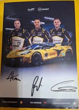 Carte Card Corvette Z06 N° 81, Dédicacée 24 H DU MANS 2025, usado comprar usado  Enviando para Brazil