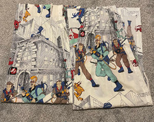 Vintage 1986 Original Ghostbusters Conjunto de Cortinas 2 Columbia Pictures 60”L x 26”W comprar usado  Enviando para Brazil