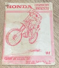 Honda cr250 1981 for sale  WESTCLIFF-ON-SEA