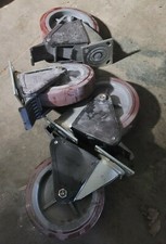 4 rodízios giratórios Colson poliuretano resistente bloqueio total 8" x 2" (tampa de 1000 lb) comprar usado  Enviando para Brazil