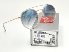Usado, Óculos de sol Ray-Ban RB3647N ponte dupla redonda Lt lente azul 51-22-145 9068/3F comprar usado  Enviando para Brazil