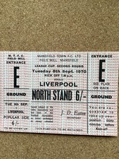 Ticket mansfield town for sale  CAMBRIDGE