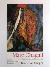 Marc chagall fondation d'occasion  Paris XX