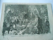 Gravure 1867 ouverture d'occasion  La Verpillière