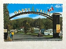 Usado, Cartão postal A1350 Happy Valley tenda trailer parque acampamento Calgary Alberta Canadá comprar usado  Enviando para Brazil