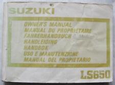 Suzuki ls650 motorcycle for sale  LEICESTER