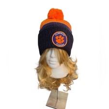 Gorro Clemson Tigers FAN tamanho OS laranja roxo Pom Fox Cub comprar usado  Enviando para Brazil