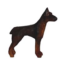 Handcarved wood doberman for sale  Edmond