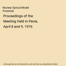 Nuclear ptical model gebraucht kaufen  Trebbin