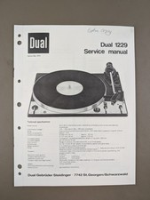Dual 1229 service for sale  Buffalo