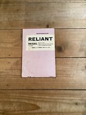 Reliant regal 21e for sale  DUNMOW