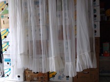 Gardine 480x210cm weiß gebraucht kaufen  Staufenberg