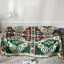Usado, Cobertor geométrico grande - Tapeçaria tribal asteca do sudoeste decoração para casa comprar usado  Enviando para Brazil