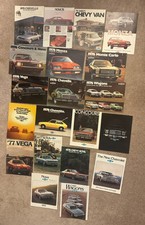 Lote 20 1975-1980 Chevrolet Chevy Brochuras Van Nova Chevelle Wagon Vega e Mais comprar usado  Enviando para Brazil