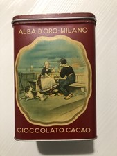 Scatola latta vintage usato  Italia