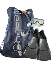 Decathlon flippers mask for sale  WALSALL