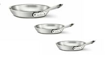 Conjunto de frigideira All-Clad D5 escovado 5 camadas 8, 10 e 12 polegadas, usado comprar usado  Enviando para Brazil