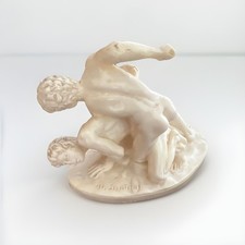 Estátua de luta livre vintage A. Santini com base “Lotta” feita na Itália comprar usado  Enviando para Brazil