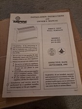 Empire direct vent for sale  Albion